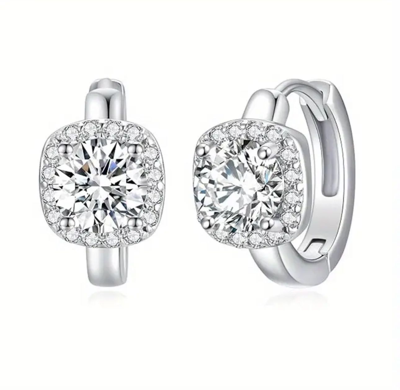 Aretes Diamante de noche