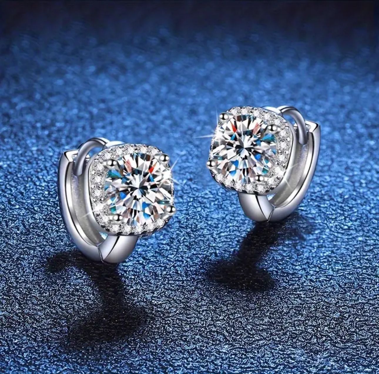 Aretes Diamante de noche